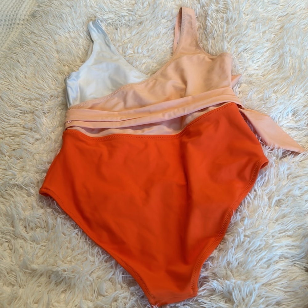 One piece wrap swim suit - Picture 2 of 4